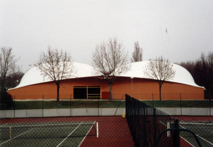Terrain de tennis couvert par ACS Production