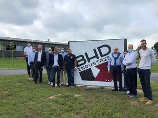 Visite de l'usine BHD Industries, Fédération de tennis des Pays de Loire